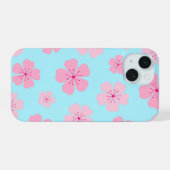Sakura iPhone 15 Hülle (Rückseite (Horizontal))