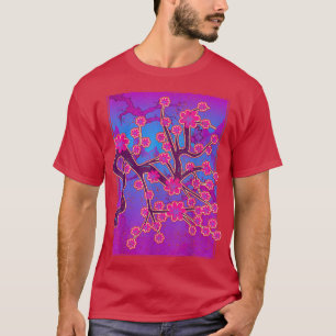 Sakura Japan Rosa Blume 90er Art Vaporwave Cherry T-Shirt
