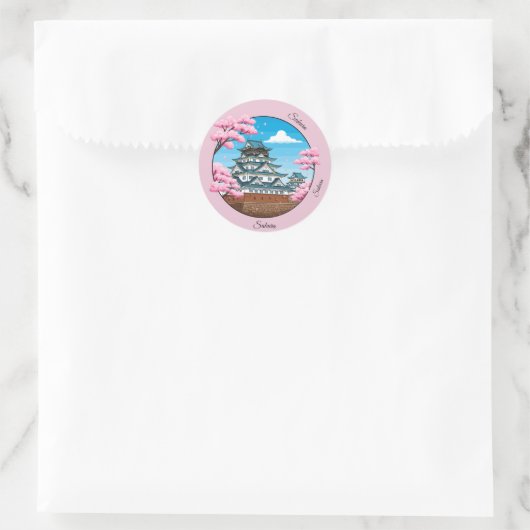 Sakura Japanese Castle Sticker Pack (Tasche)