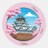 Sakura Japanese Castle Sticker Pack (Vorderseite)