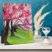 Sakura Japanese Cherry Blossom Art Fotoplatte (Seite)