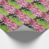 Sakura Japanese Cherry Blossom Art Geschenkpapier (Ecke)