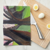 Sakura Japanese Cherry Blossom Art Handtuch (Viertel Falte)