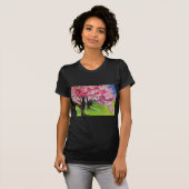 Sakura Japanese Cherry Blossom Art T-Shirt (Vorne ganz)