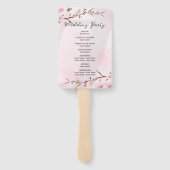 Sakura Japanese Cherry Blossom Asian Fächer (Rückseite)