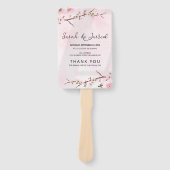 Sakura Japanese Cherry Blossom Asian Fächer (Vorderseite)