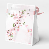 Sakura Japanese Cherry Blossom Asian Wedding Geschenkschachtel (Rückseite)