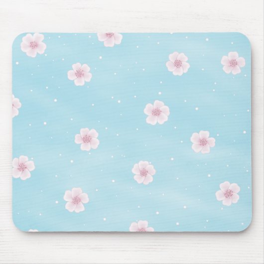 Sakura Japanese Cherry Blossom Floral Mousepad (Vorne)