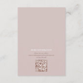 Sakura Japanese Cherry Blossom Wedding Details Begleitkarte (Rückseite)