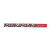 Sakura Japanese Design Wraparound Return Address (Person)