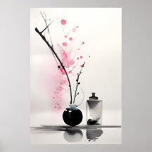 Sakura Japanisch Zen Poster