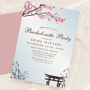 Sakura Japanische Kirschblüten Asiatische Junggese Einladung