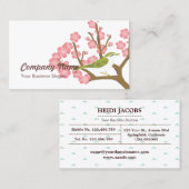 Sakura japanische Kirschblüten Visitenkarte (Vorne/Hinten)