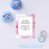 Sakura Japanischer Freiberufler Dolmetscher Flyer (Einzeln)