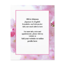 Sakura Japanischer Freiberufler Dolmetscher