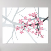 Sakura - Japanischer Kirschbaum Blossom Print Poster (Vorne)