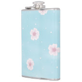 Sakura Japanischer Kirschblossom Flachmann (Links)