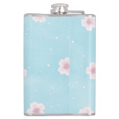Sakura Japanischer Kirschblossom Flachmann (Rückseite)