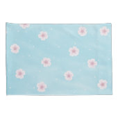 Sakura Japanischer Kirschblossom Kissenbezug (Rückseite-Rechts)