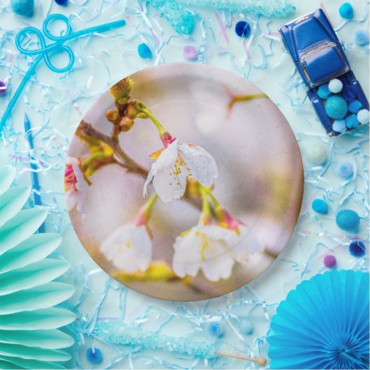 Sakura - Japanischer Kirschblossom Pappteller (Party)