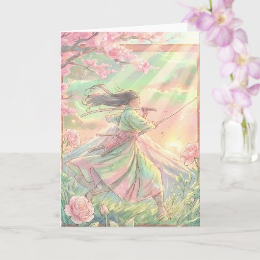 Sakura-Karte Karte (Orchidee)
