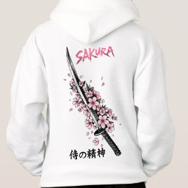 Sakura Katana Japanese Aesthetic Streetwear Hoodie