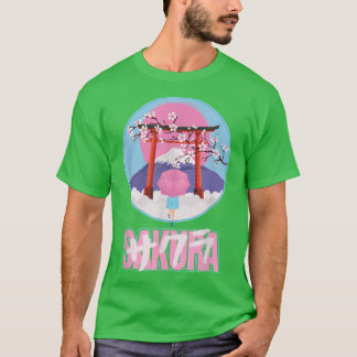Sakura Kawaii Anime Manga Niedlich Japanisch Parod T-Shirt