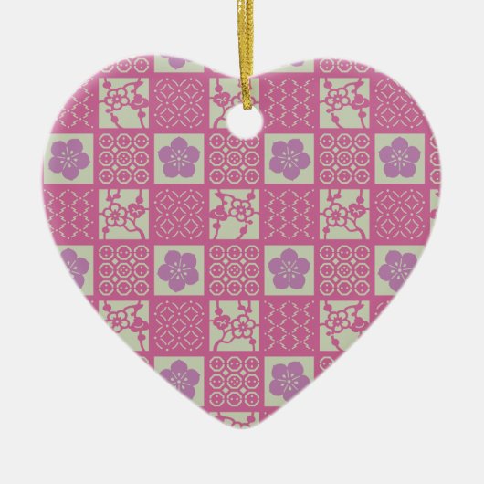 Sakura Keramikornament (Vorne)