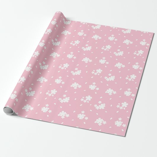 Sakura Kirry Blossom Blume Muster Geschenkpapier (Ungerollt)