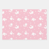 Sakura Kirry Blossom Blume Muster Geschenkpapier Set (Vorderseite 3)