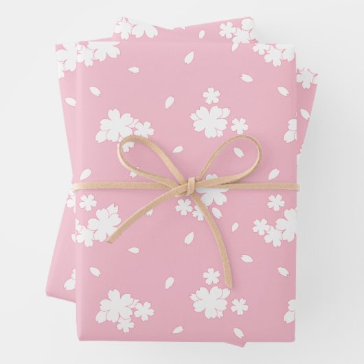 Sakura Kirry Blossom Blume Muster Geschenkpapier Set (Beispiel)