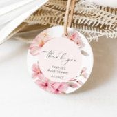 Sakura Kirschblüte Babydusche Geschenkanhänger