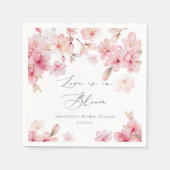 Sakura Kirschblüte Brautparty Servietten (Vorderseite)