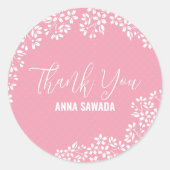 SAKURA Kirschblüte Danke, Stickers (Vorderseite)