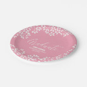 SAKURA Kirschblüte Graduierungsparty Pappteller (Schrägansicht)