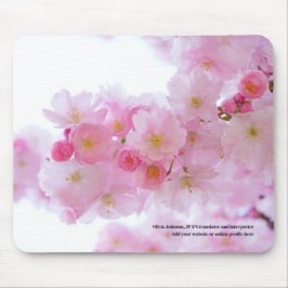 Sakura Kirschblüte Japanischer Übersetzer Rosa Mousepad