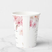 Sakura Kirschblüte Liebe ist in Blütezeit Pappbecher (Rechts)