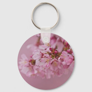 Sakura Kirschblüten Blasse rosa Reflexionen Schlüsselanhänger