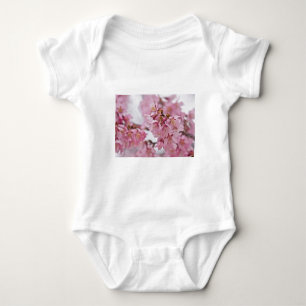 Sakura Kirschblüten Blassrosa Baby Strampler