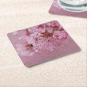 Sakura Kirschblüten Blassrosa Reflektionen Rechteckiger Pappuntersetzer (angewinkelt)