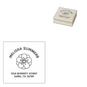 Sakura-Kirschblüten-Blumenbogen-Adresse Gummistempel (Stempel)