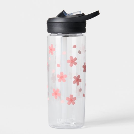 Sakura-Kirschblüten-Blütenblatt Trinkflasche (Links)