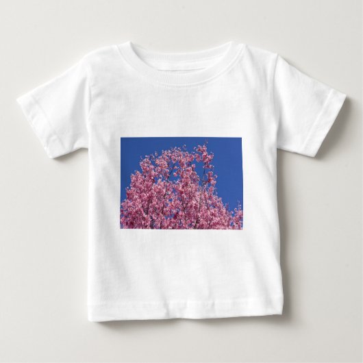 Sakura Kirschblüten im Blauen Baby T-shirt (Vorderseite)