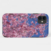 Sakura Kirschblüten im Blauen Case-Mate iPhone Hülle (Rückseite (Horizontal))