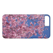 Sakura Kirschblüten im Blauen Case-Mate iPhone Hülle (Rückseite (Horizontal))