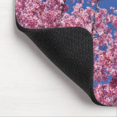 Sakura Kirschblüten im Blauen Mousepad (Ecke)