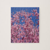 Sakura Kirschblüten im Blauen Puzzle (Vertikal)