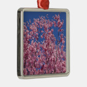 Sakura Kirschblüten im Blauen Silbernes Ornament (Rechts)