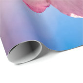 Sakura-Kirschblüten im Wind Geschenkpapier (Rolleneckpunkt)