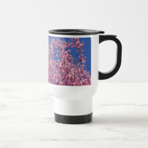 Sakura Kirschblüten in das Blau Reisebecher